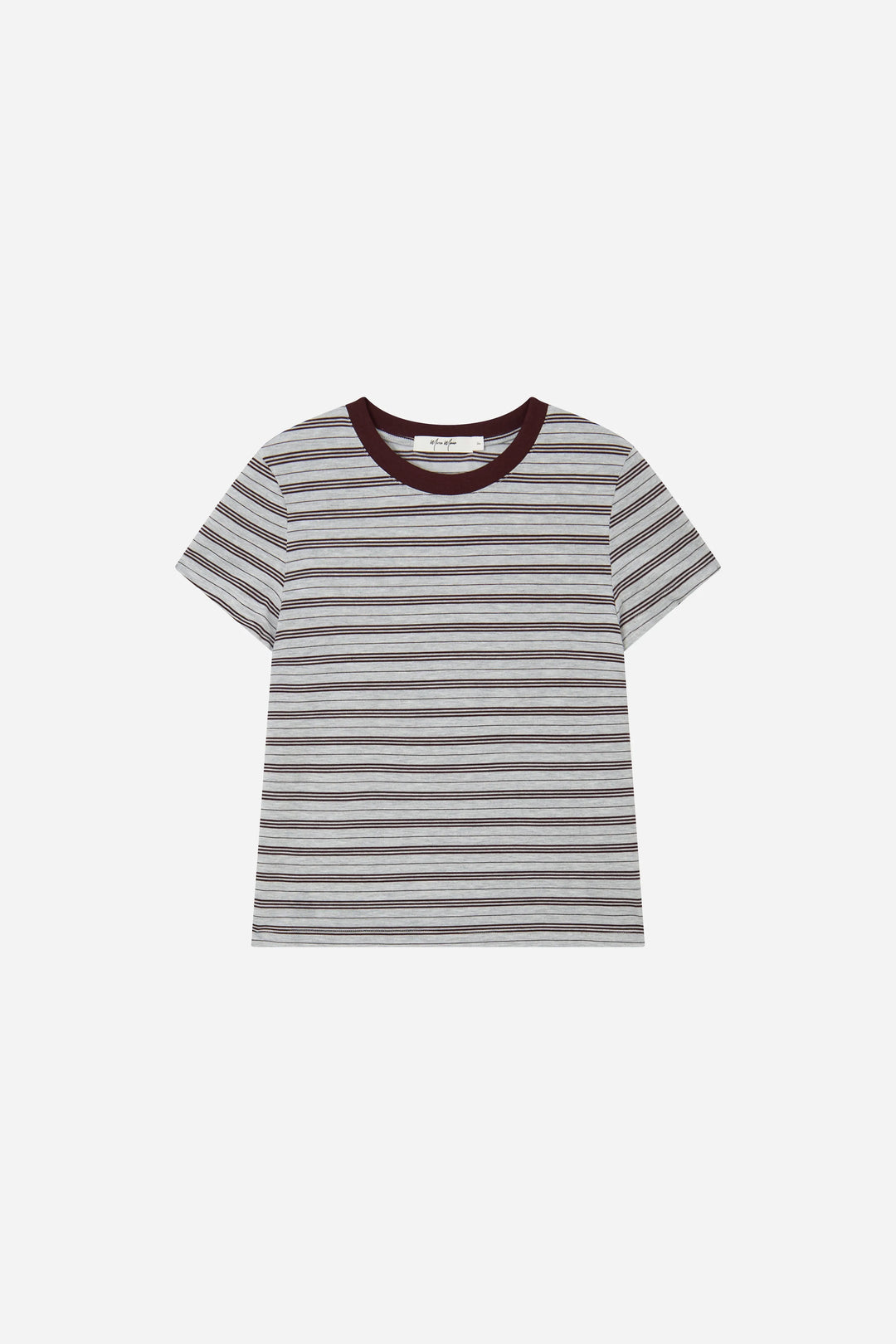 An image of a   S21461 Striped Ringer Tee by  Mirra Masa