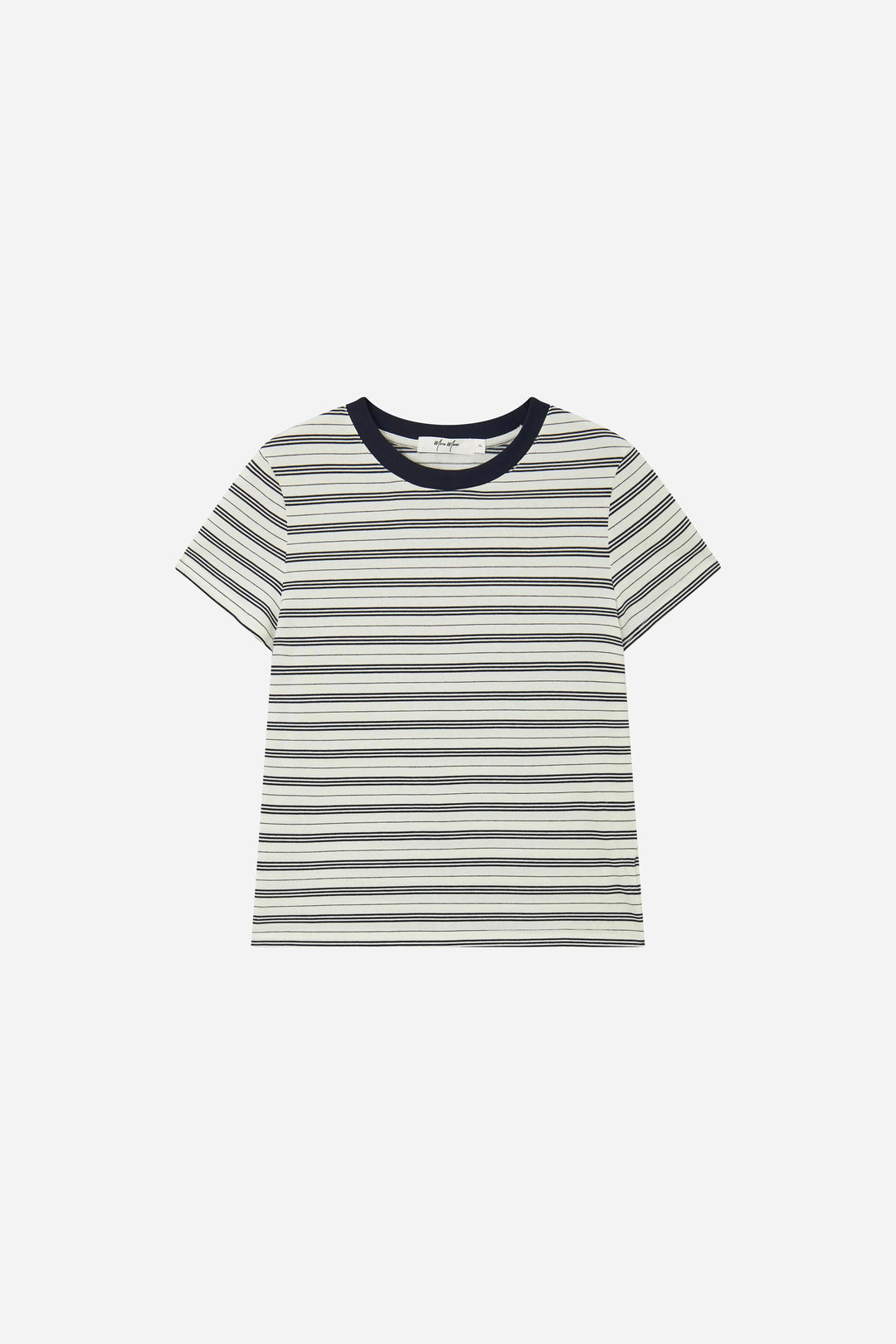 An image of a   S21461 Striped Ringer Tee by  Mirra Masa