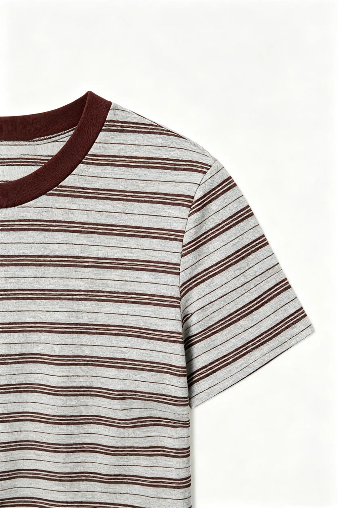 An image of a   S21461 Striped Ringer Tee by  Mirra Masa