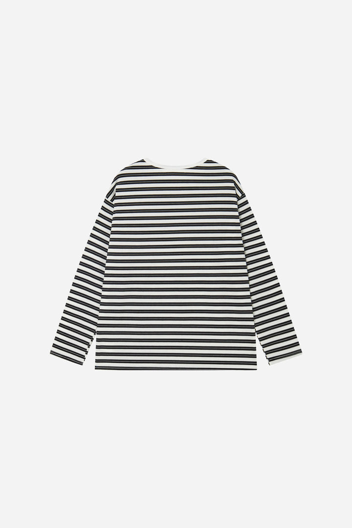 An image of a   S21564 Striped Long Sleeve by  Mirra Masa