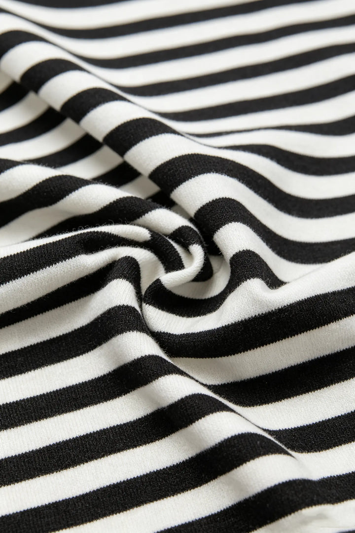 An image of a   S21564 Striped Long Sleeve by  Mirra Masa