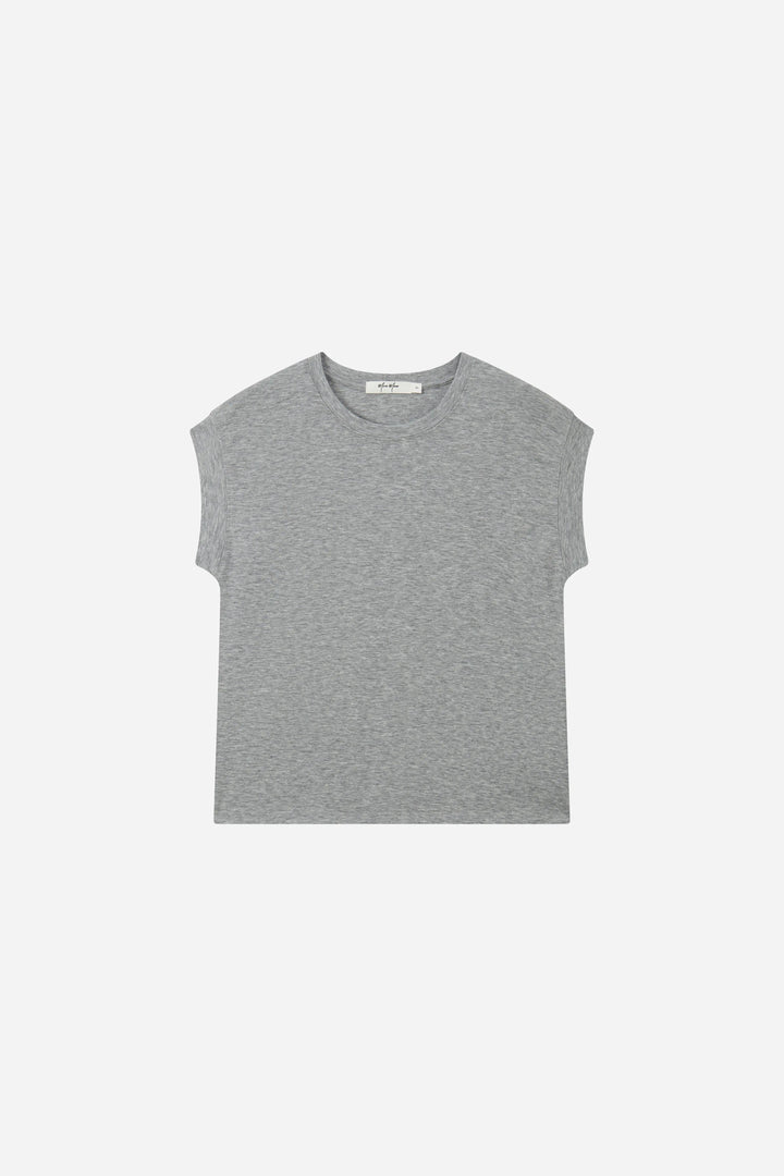 An image of a   S21643 Flutter Sleeve Tee by  Mirra Masa