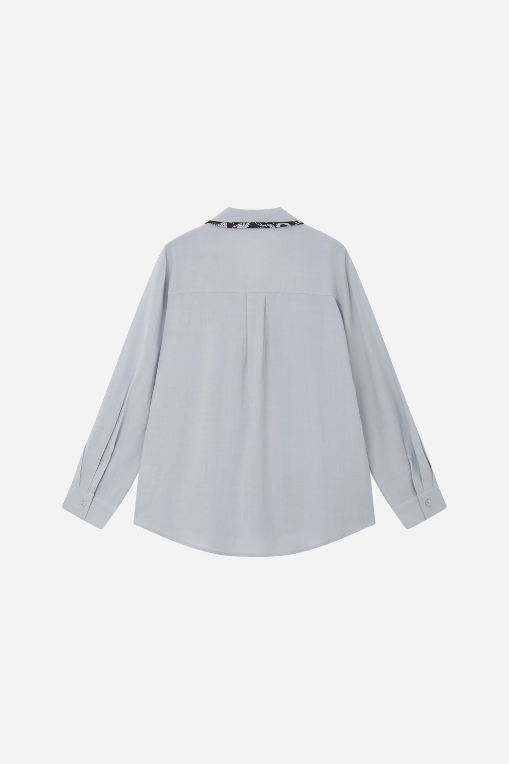 An image of a   S21644 Scarf Tie Button-Down by  Mirra Masa