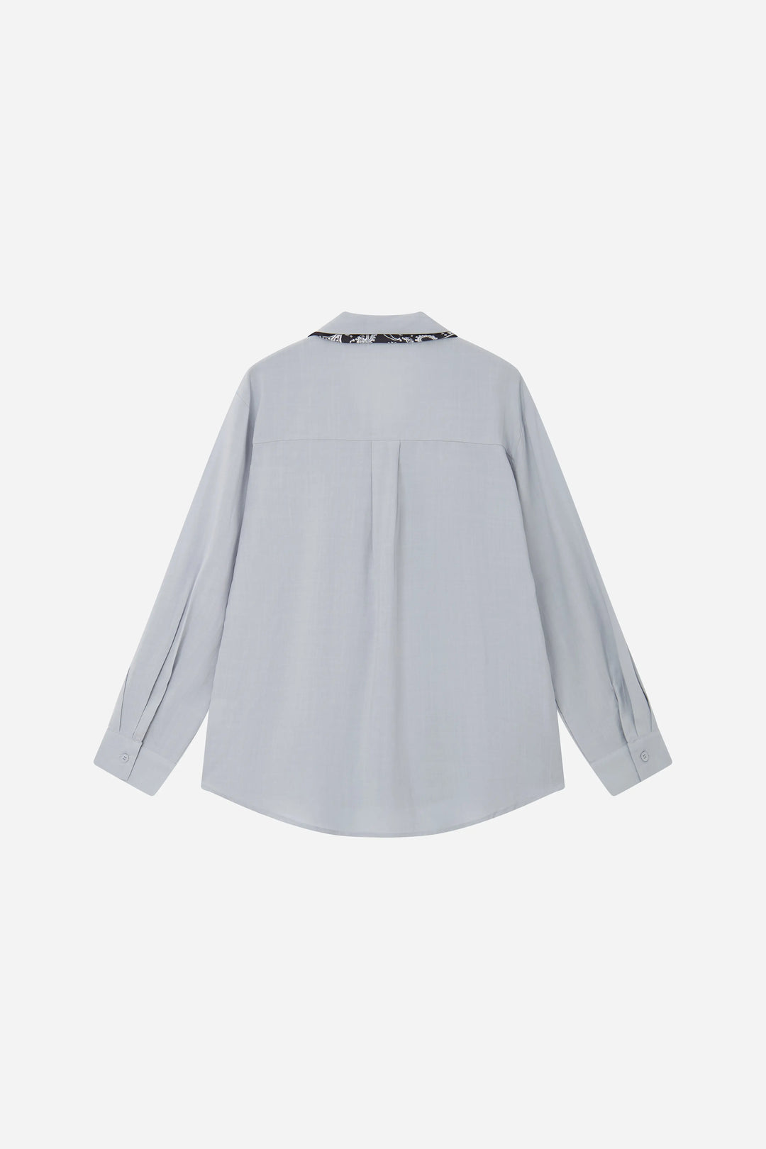 An image of a   S21644 Scarf Tie Button-Down by  Mirra Masa