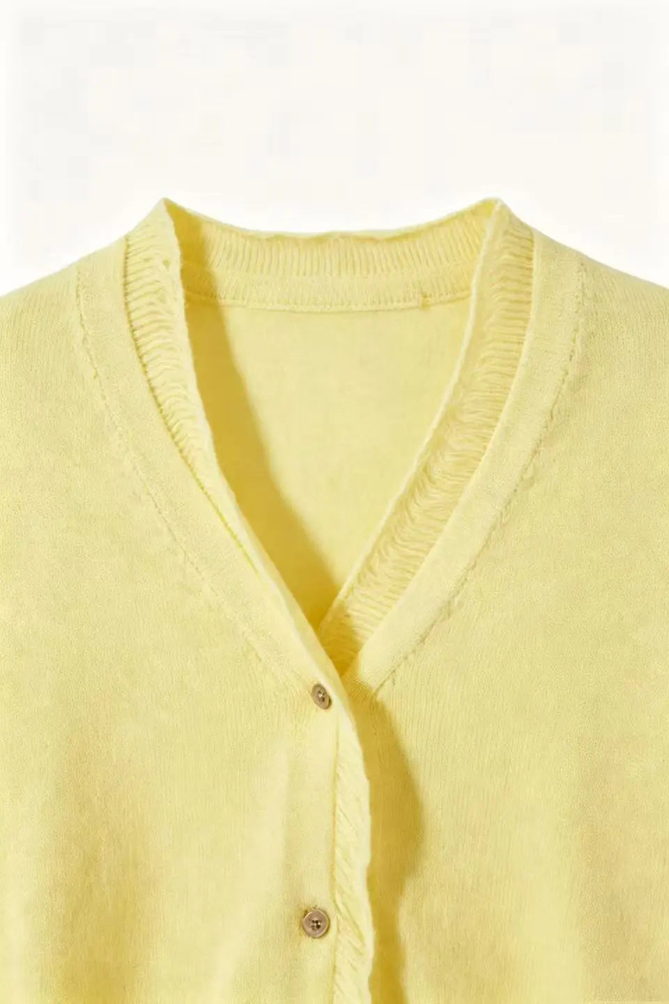 An image of a   S21735 Sheer V-Neck Cardigan by  Mirra Masa