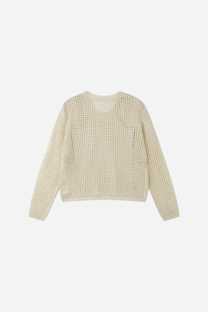 An image of a   S21796 Solstice Mesh Twin Set by  Mirra Masa