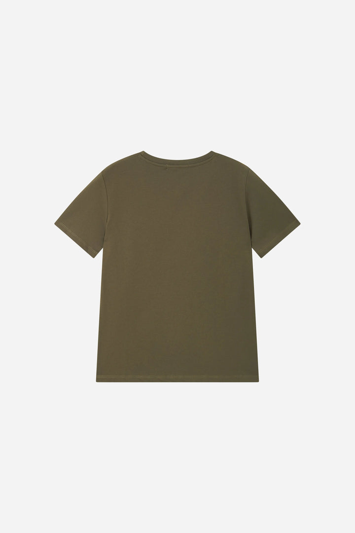 An image of a   S21983 Essential Crewneck Tee by  Mirra Masa