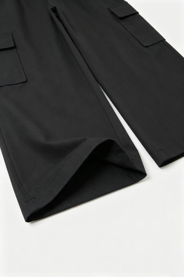 An image of a   S22310 Wide Leg Utility Pants by  Mirra Masa