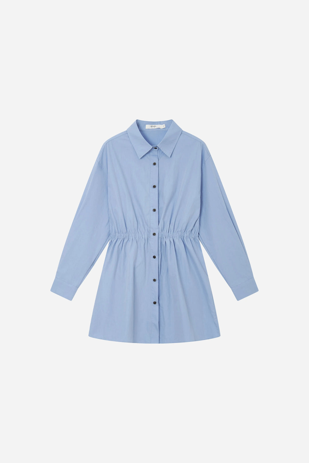 An image of a   S23264OL Cinched Waist Shirt Dress by  Mirra Masa