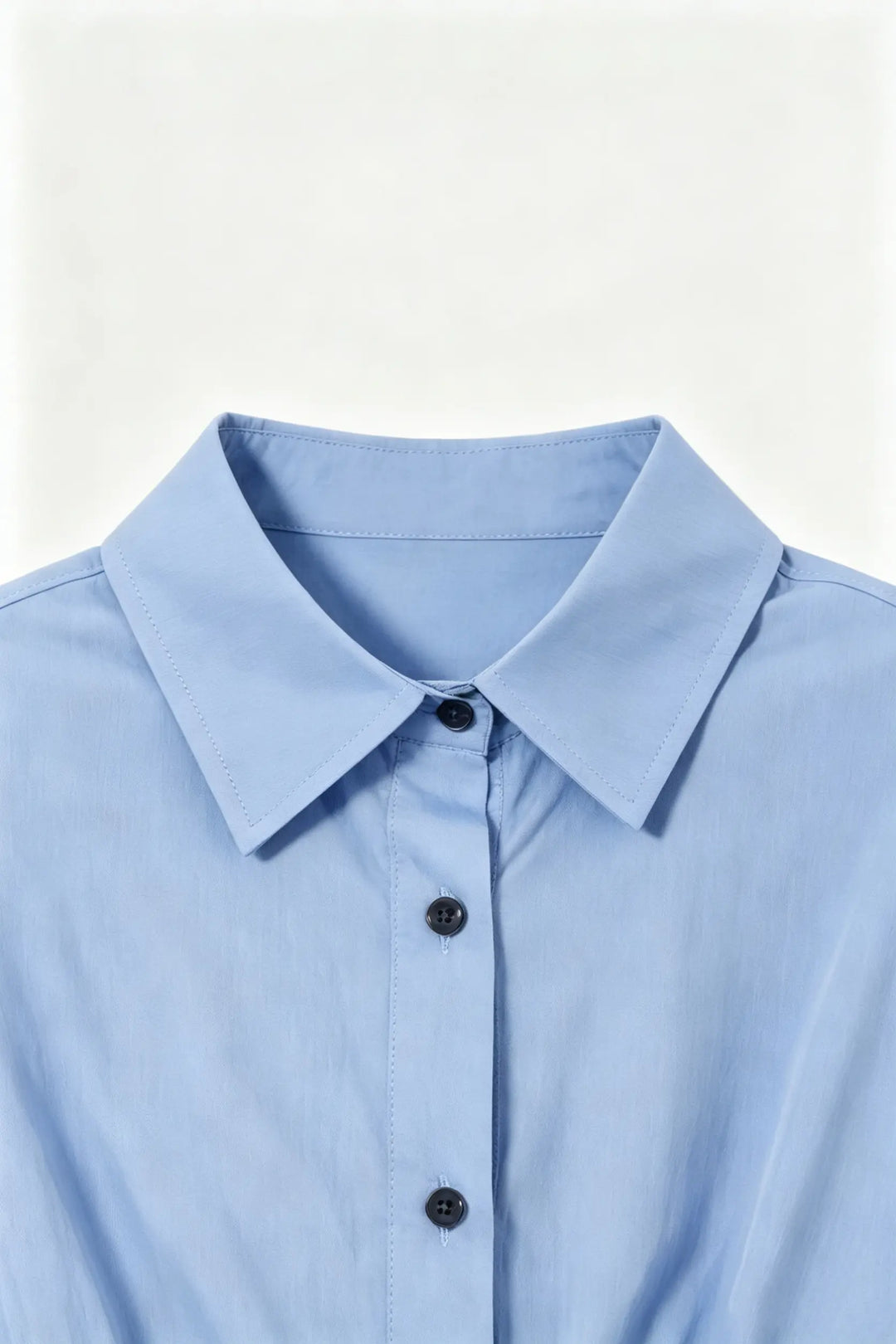 An image of a   S23264OL Cinched Waist Shirt Dress by  Mirra Masa