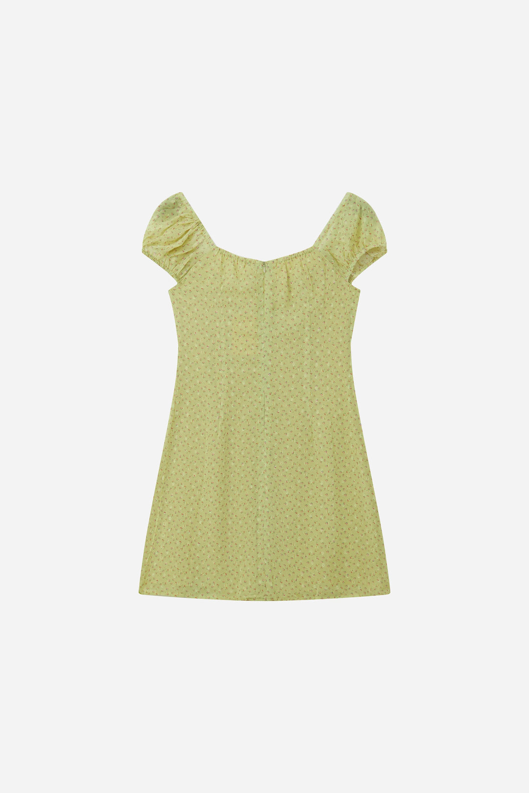 An image of a   S23706 Ruched Floral Mini Dress by  Mirra Masa
