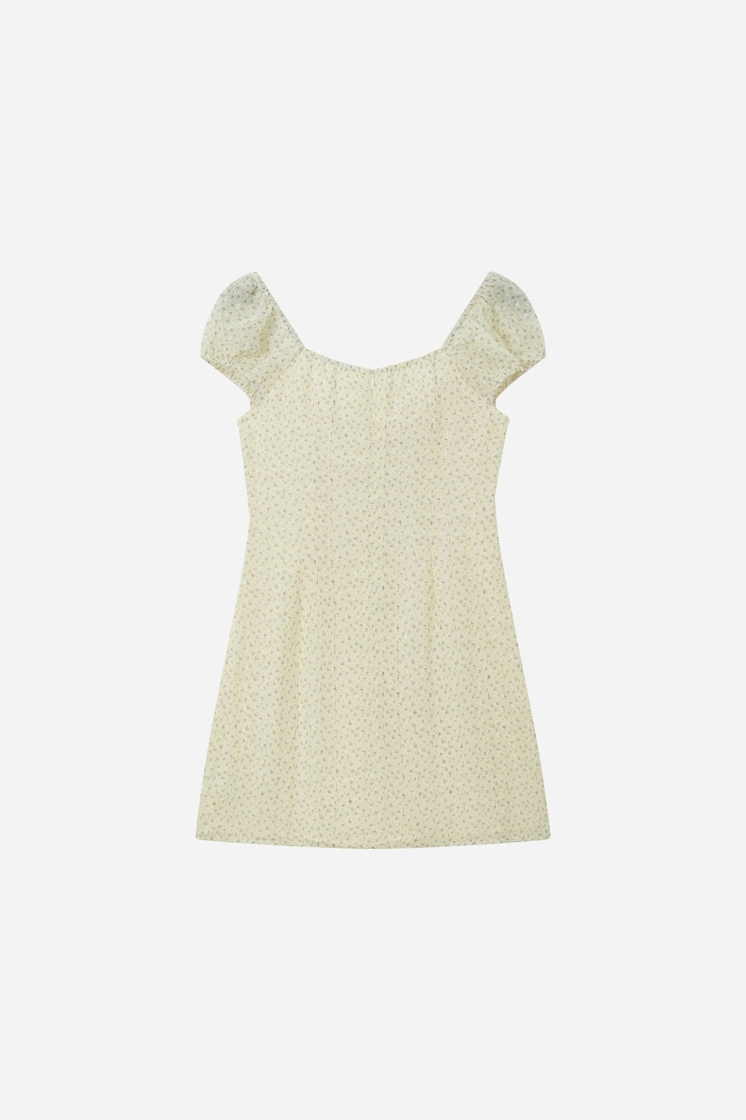 An image of a   S23706 Ruched Floral Mini Dress by  Mirra Masa