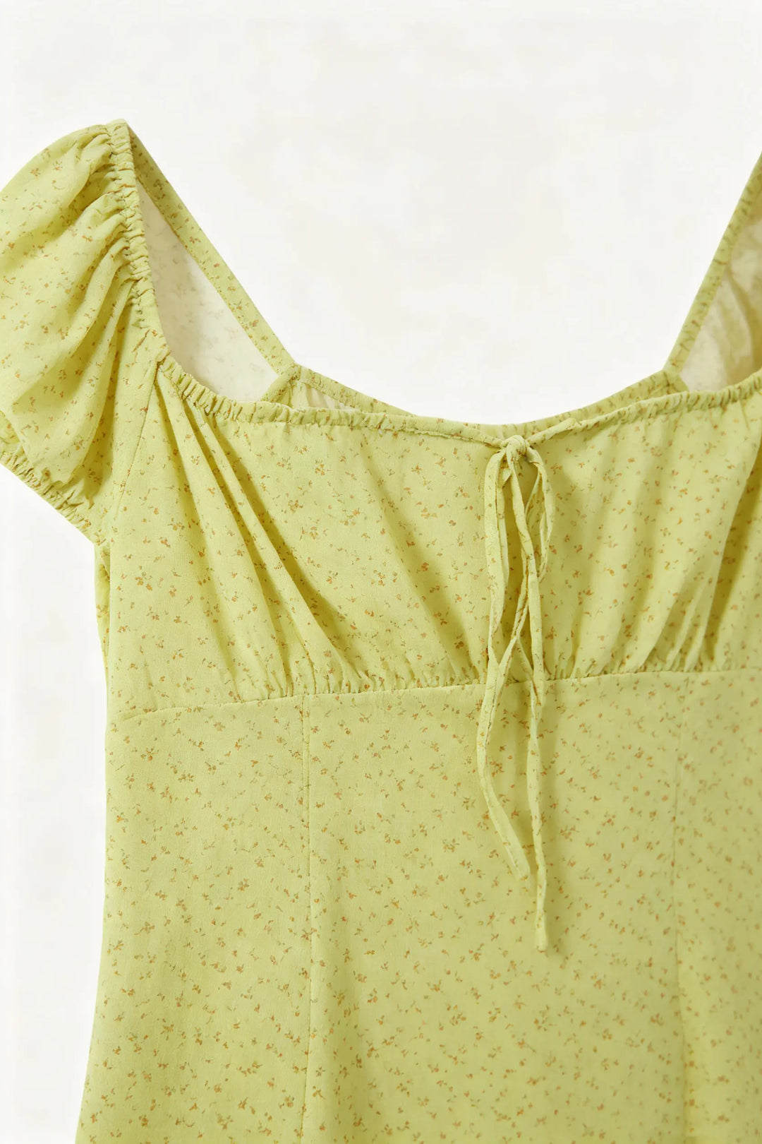 An image of a   S23706 Ruched Floral Mini Dress by  Mirra Masa