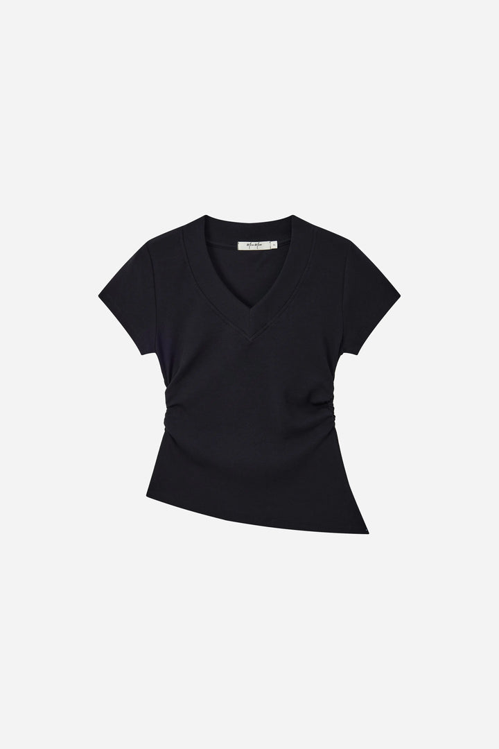 An image of a   S31321 Contour V-Neck Tee by  Mirra Masa