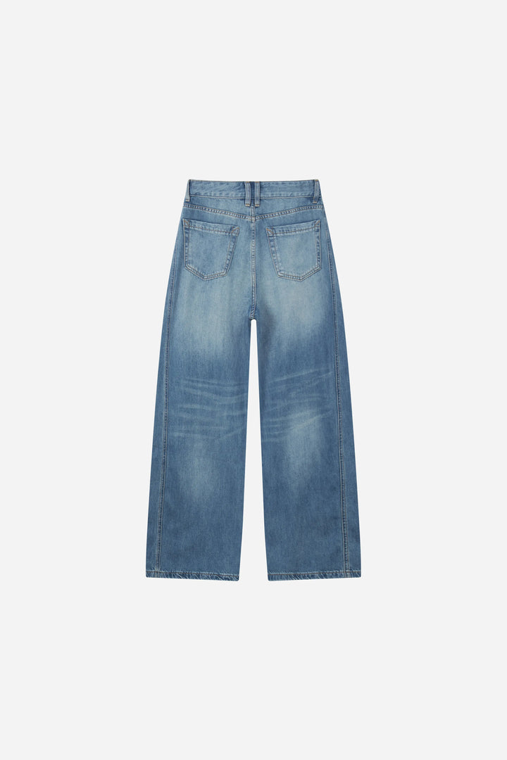 An image of a   S32953 Architectural Seam Denim by  Mirra Masa