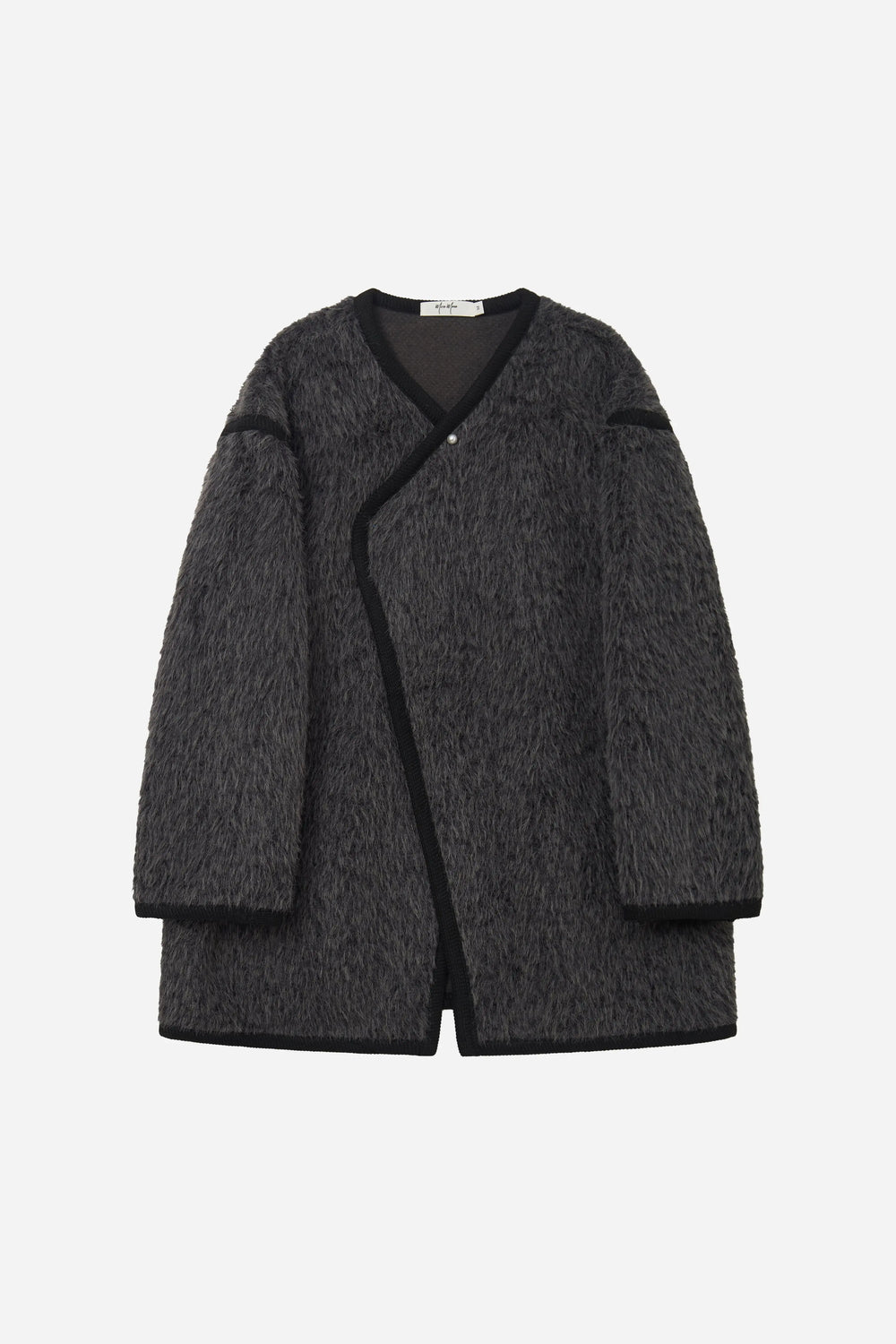 An image of a   S41274 V-Neck Teddy Jacket by  Mirra Masa