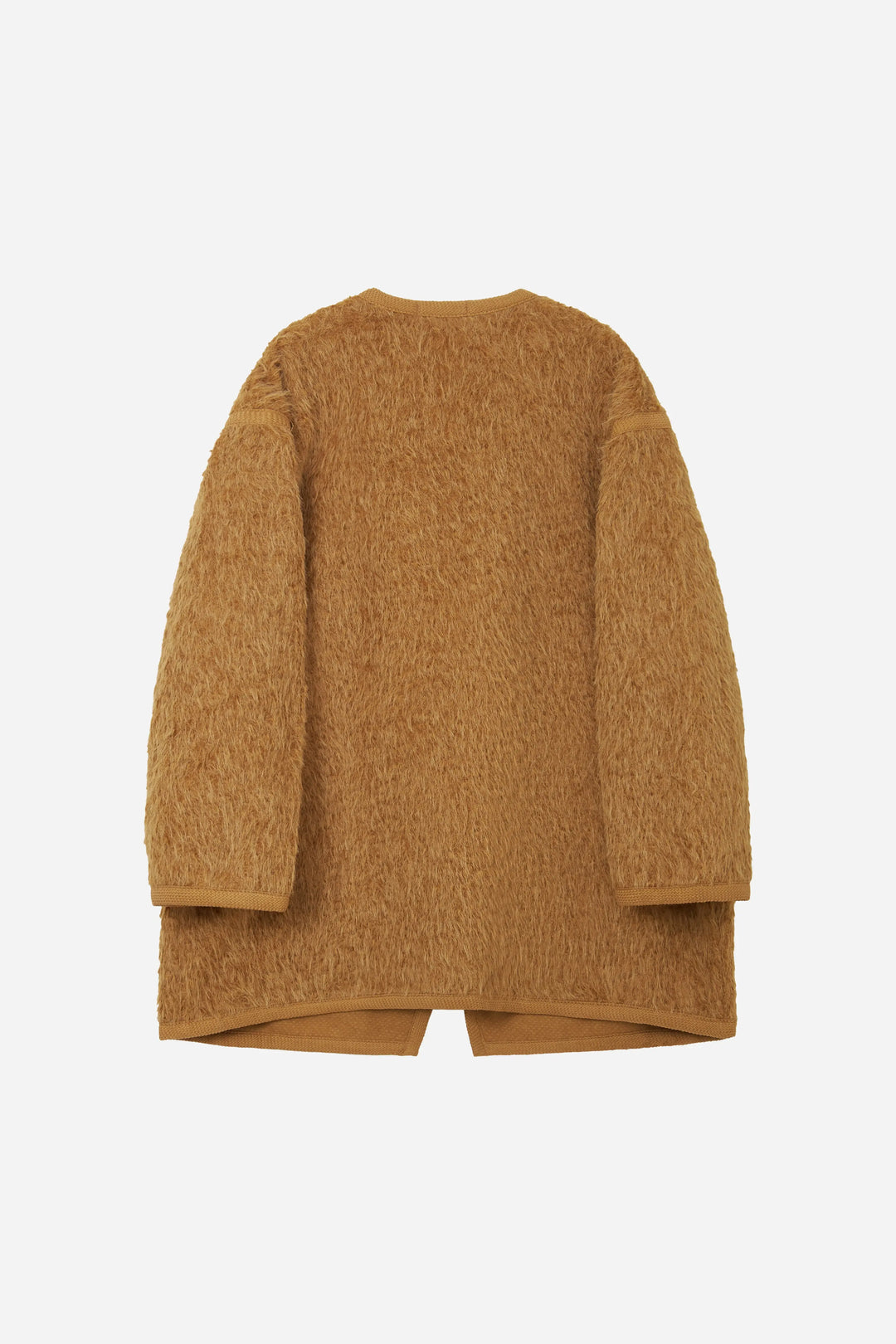 An image of a   S41274 V-Neck Teddy Jacket by  Mirra Masa