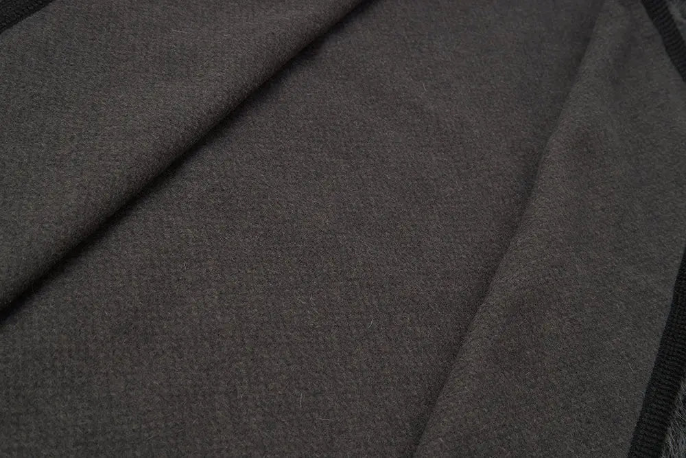 An image of a   S41274 V-Neck Teddy Jacket by  Mirra Masa