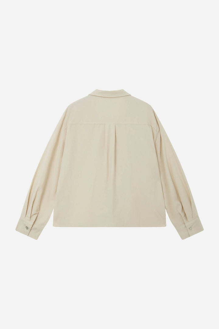 An image of a   S41903 Casual Long Sleeve Button-Up Shirt by  Mirra Masa