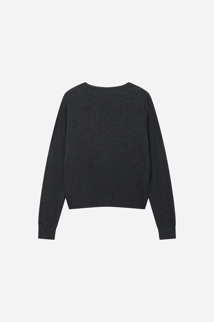 An image of a   S41916 Layered Look V-Neck Knit by  Mirra Masa