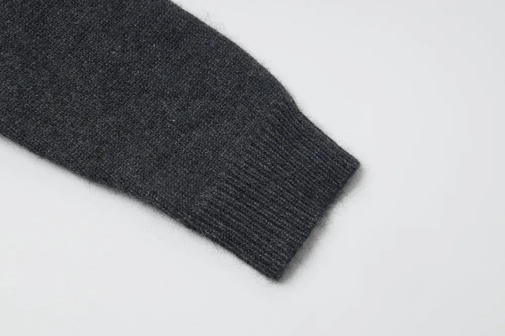 An image of a   S41916 Layered Look V-Neck Knit by  Mirra Masa