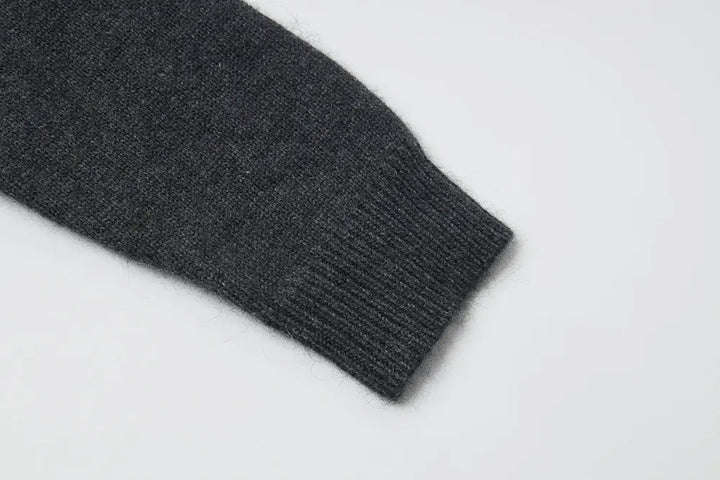 An image of a   S41916 Layered Look V-Neck Knit by  Mirra Masa