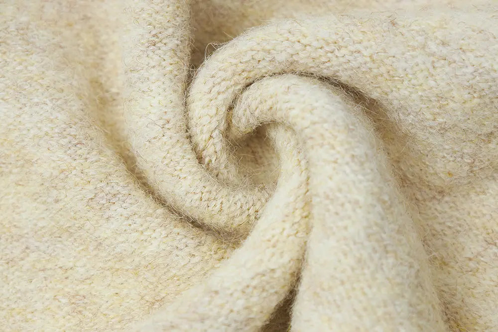 An image of a   S41920 Relaxed Fit Fuzzy Mohair-Look Vest by  Mirra Masa