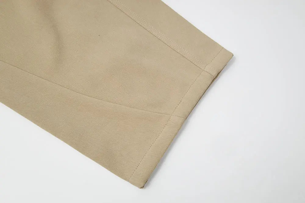 An image of a   S42203 Mid-Rise Cotton Barrel Pant by  Mirra Masa