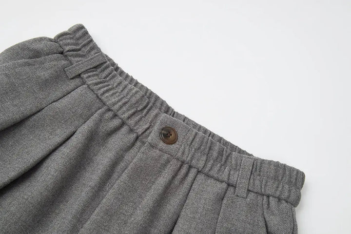 An image of a   S42415 Pleated Wide Leg Trousers by  Mirra Masa