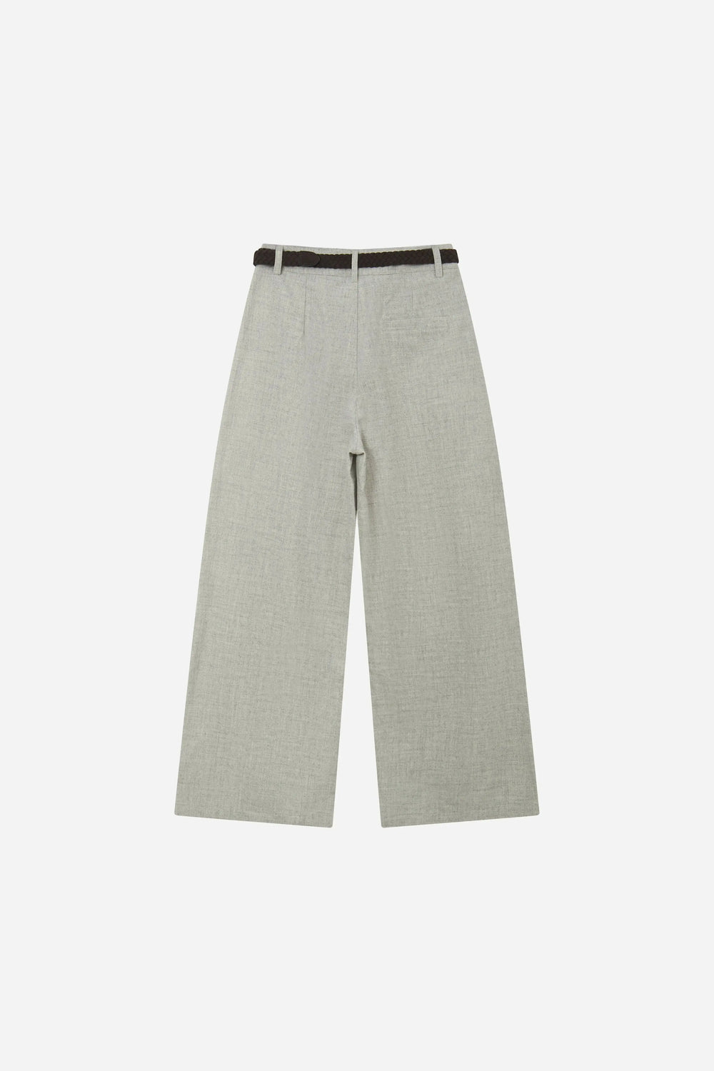An image of a   S42543 Belted Pleated Wide Leg Pants by  Mirra Masa