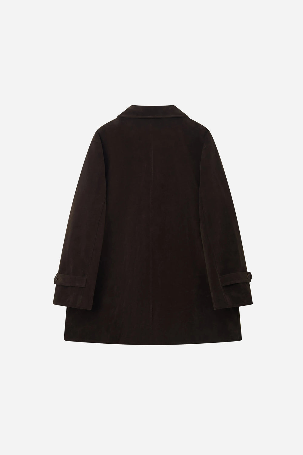 An image of a   S44419 Suede Workwear Jacket by  Mirra Masa