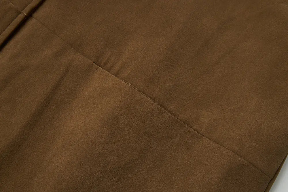 An image of a   S44419 Suede Workwear Jacket by  Mirra Masa