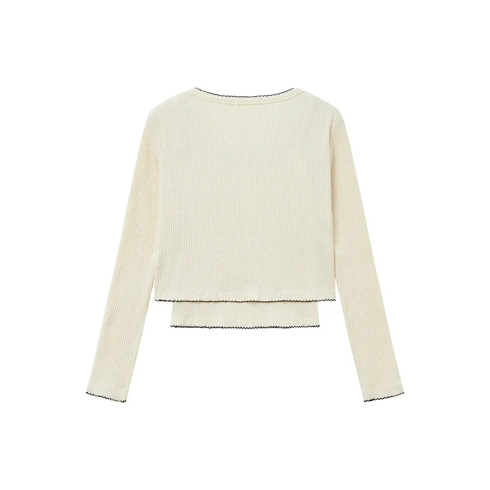 An image of a   S8807 Two-Piece Knitwear Set by  Mirra Masa