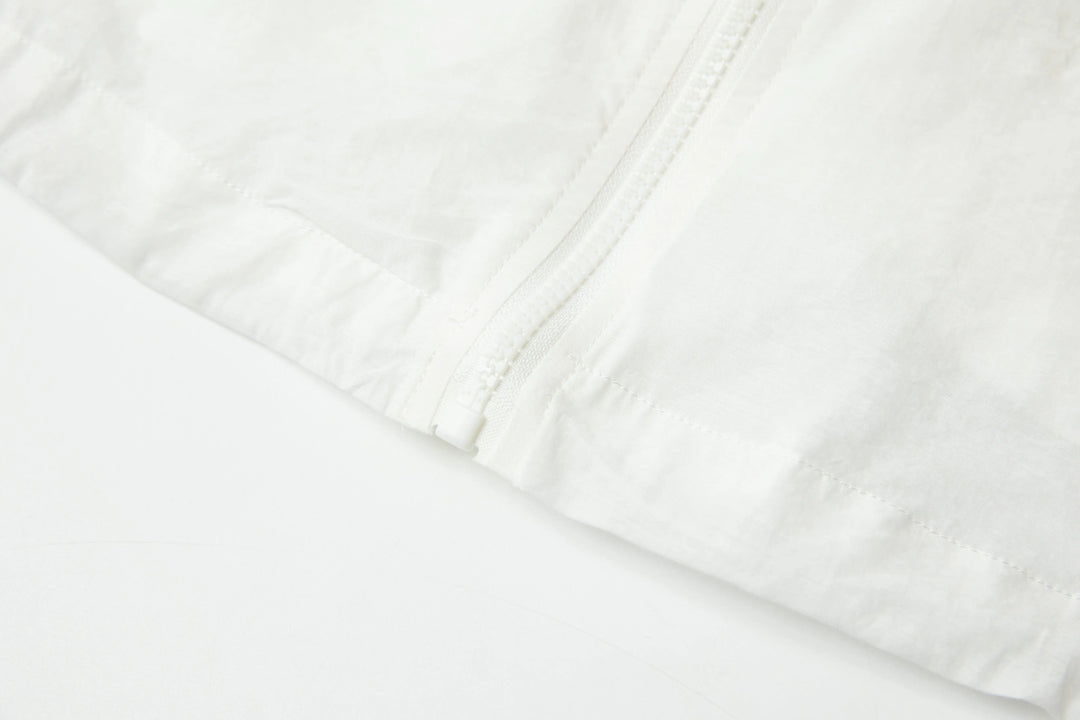 An image of a   SH25MS6 Funnel-Neck Full-Zip Jacket by  Mirra Masa