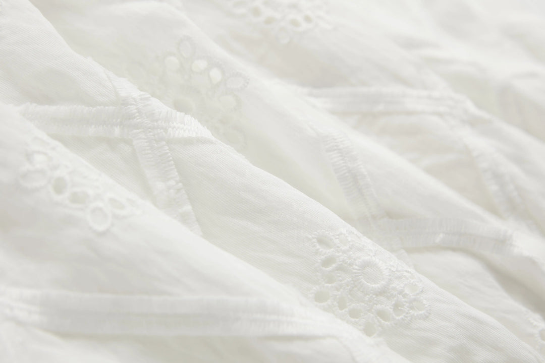 An image of a   SK7G9M6 Laced Skorts by  Mirra Masa