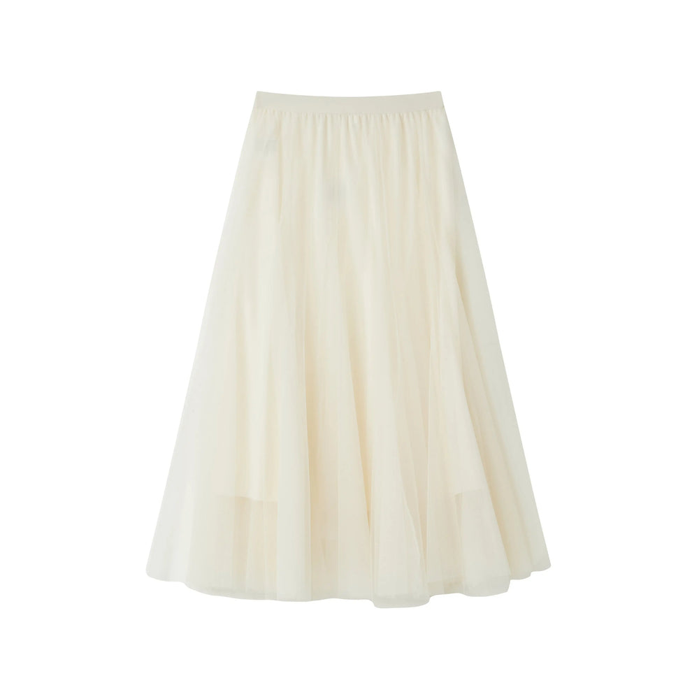 An image of a   SKB00S6 Tulle Skirt by  Mirra Masa