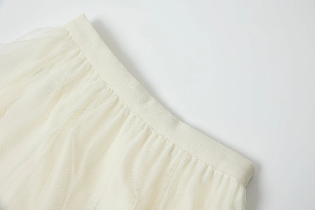 An image of a   SKB00S6 Tulle Skirt by  Mirra Masa