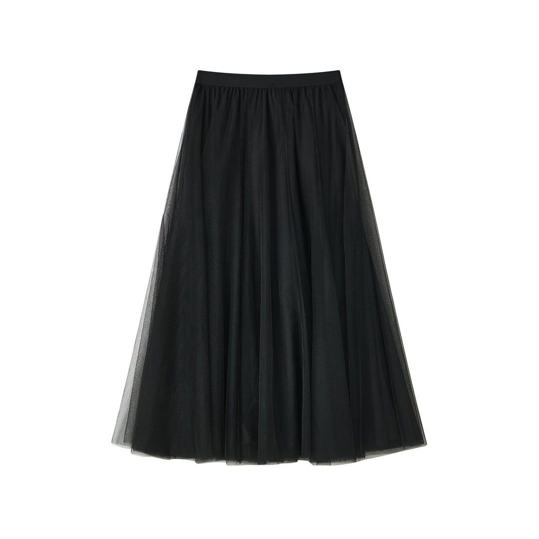 An image of a   SKB00S6 Tulle Skirt by  Mirra Masa