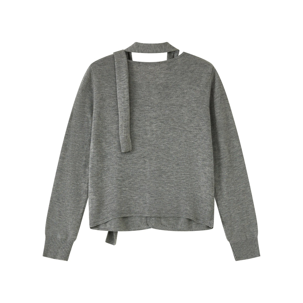 An image of a   SW3L2S6 Wool Blend Knit T-Shirt by  Mirra Masa