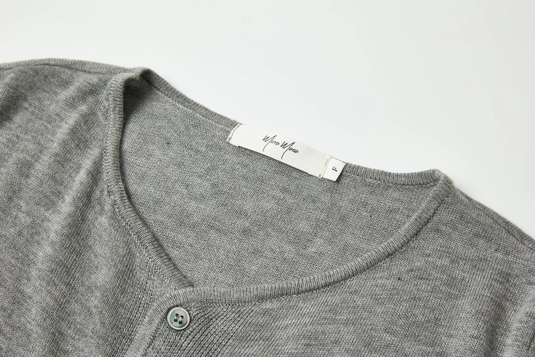 An image of a   SW3L2S6 Wool Blend Knit T-Shirt by  Mirra Masa