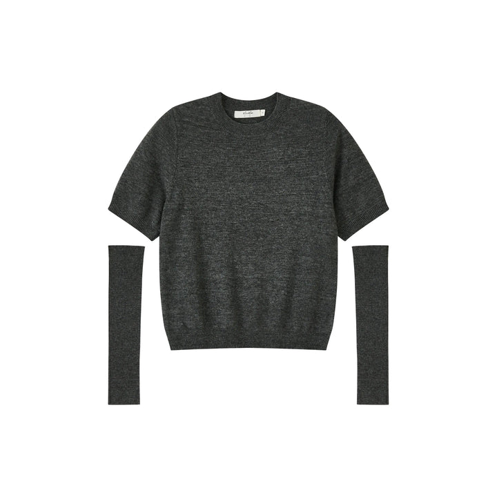 An image of a   SW3Q5S6 Wool Blend Cardigan by  Mirra Masa