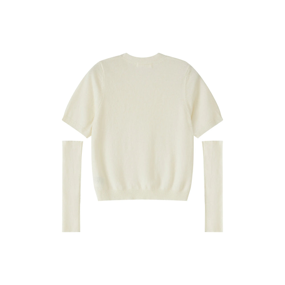 An image of a   SW3Q5S6 Wool Blend Cardigan by  Mirra Masa