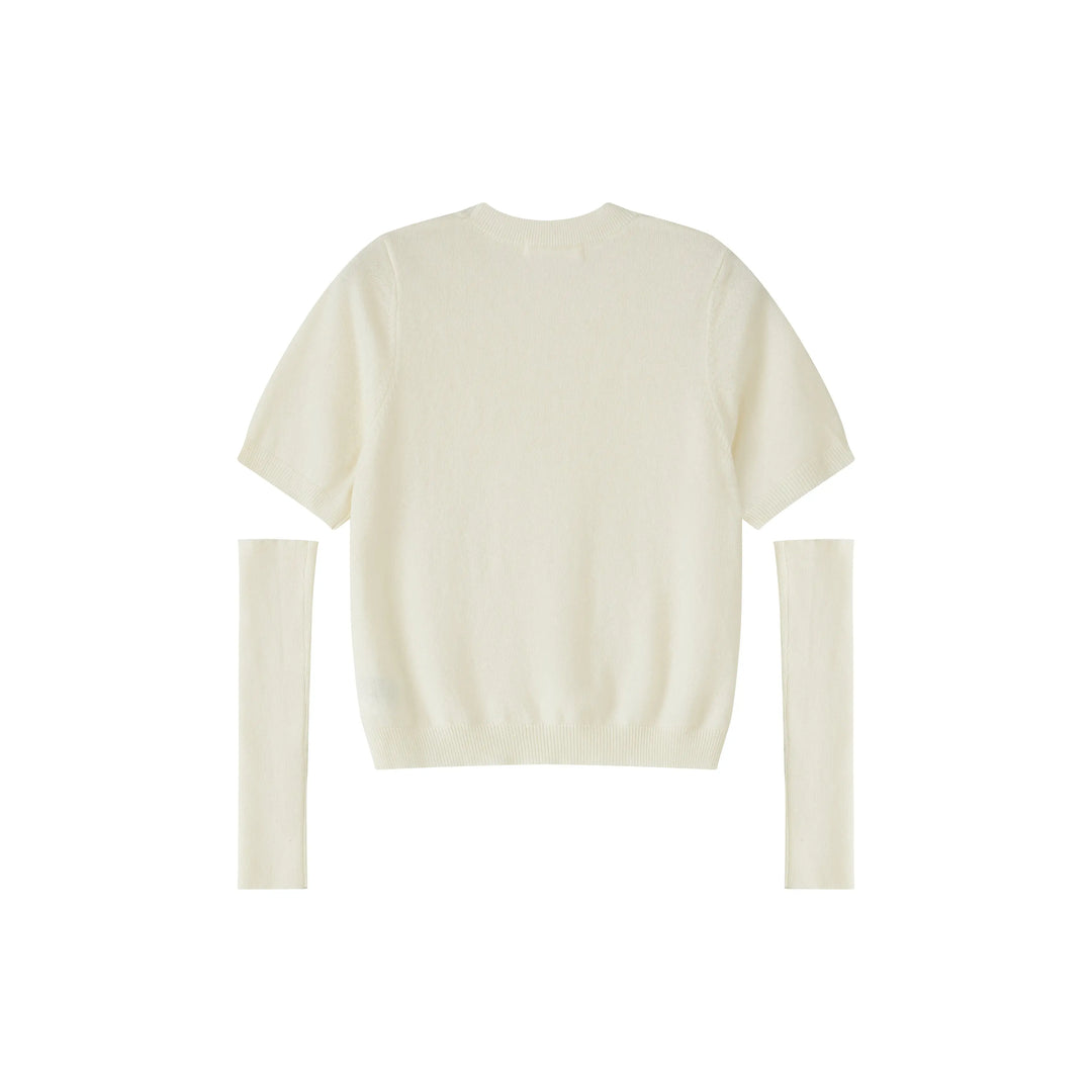An image of a   SW3Q5S6 Wool Blend Cardigan by  Mirra Masa