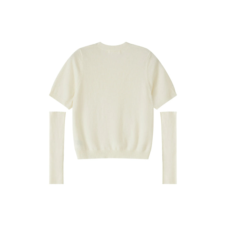 An image of a   SW3Q5S6 Wool Blend Cardigan by  Mirra Masa