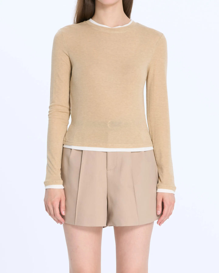 An image of a   T3252 Layering Top by  Mirra Masa