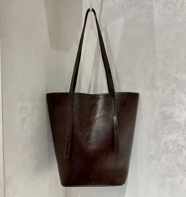 An image of a   TF2305 Vegan Leather Tote Bag by  Mirra Masa