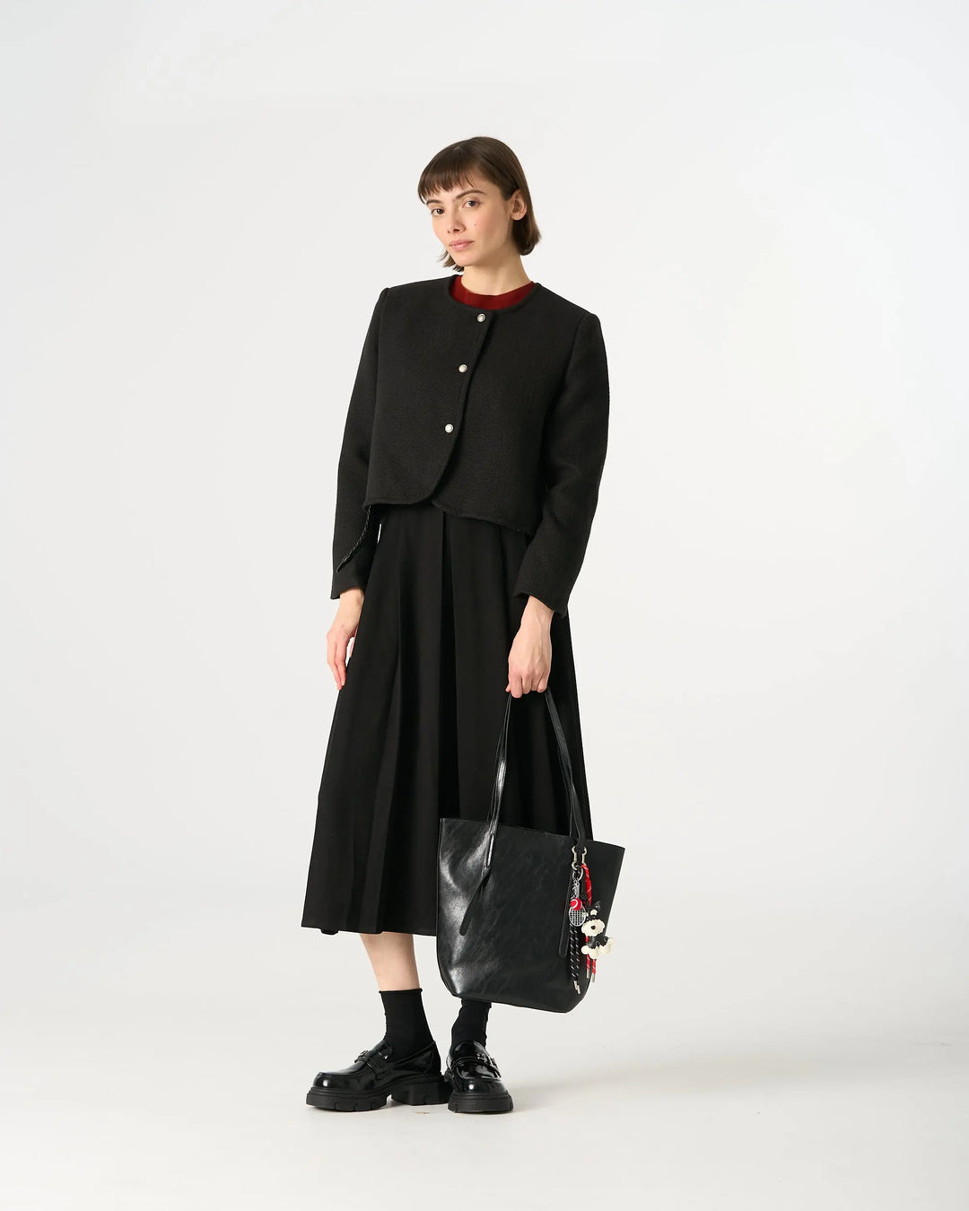 An image of a   TF2305 Vegan Leather Tote Bag by  Mirra Masa