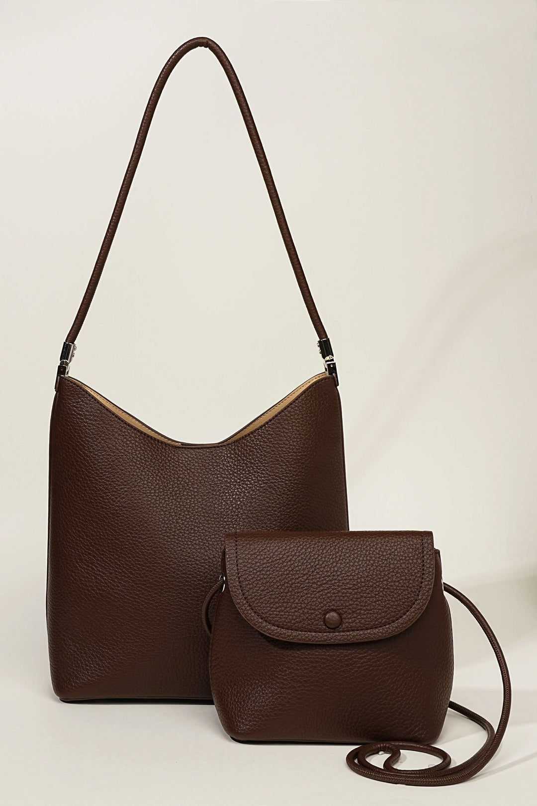 An image of a   TF2631 Vegan Leather Hobo Bag by  Mirra Masa