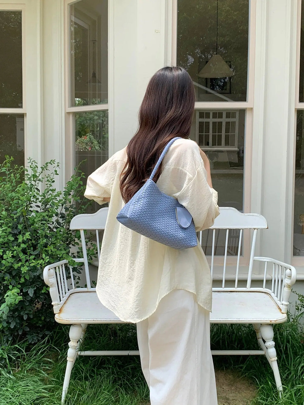 An image of a   TF3296 Quilted Vegan Leather Bag by  Mirra Masa