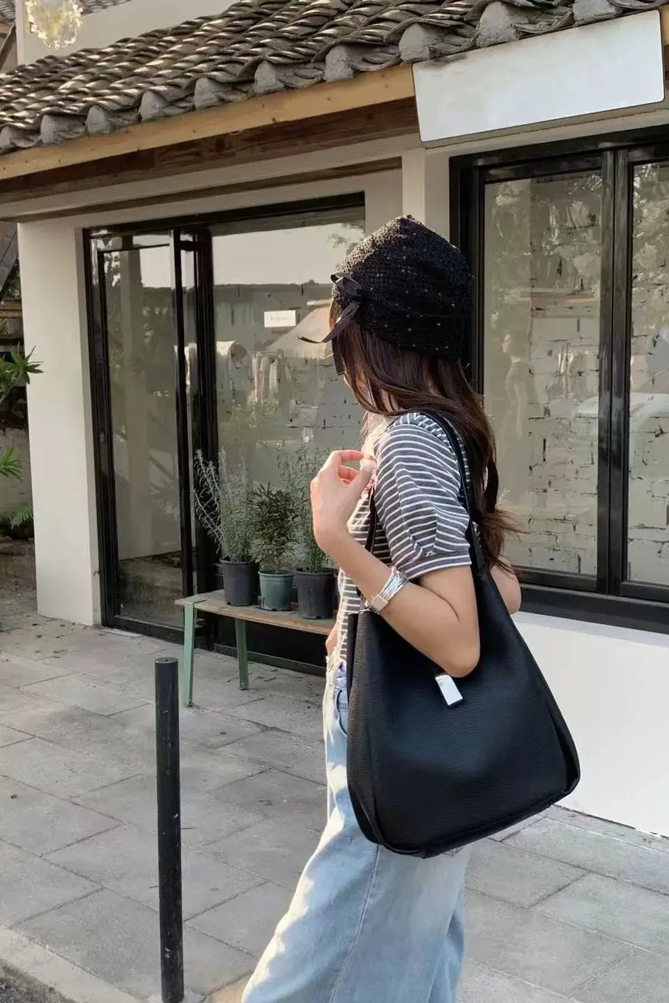 An image of a   TF5810 Slouchy Shoulder Bag by  Mirra Masa